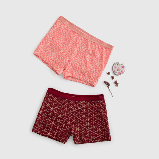 هوت شورت مشجر باك ٢ قطع اوليف