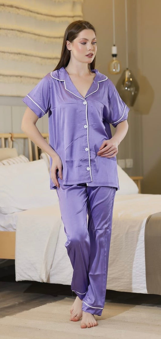 Lavender SATIN PAJAMA