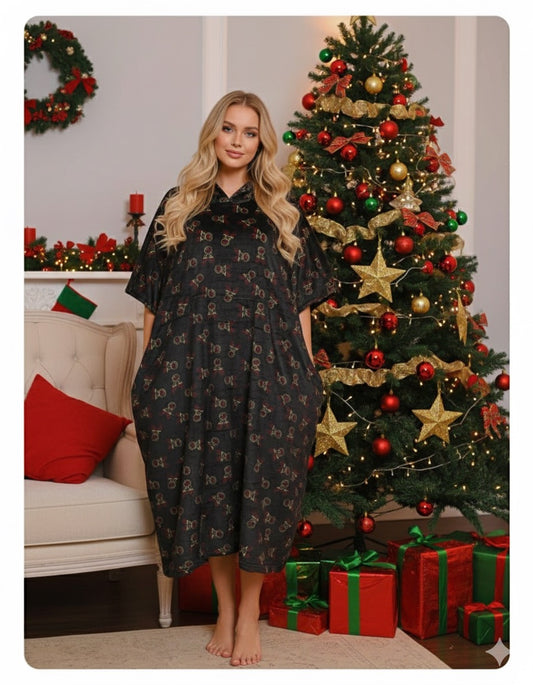 Christmas eve cozy blanket