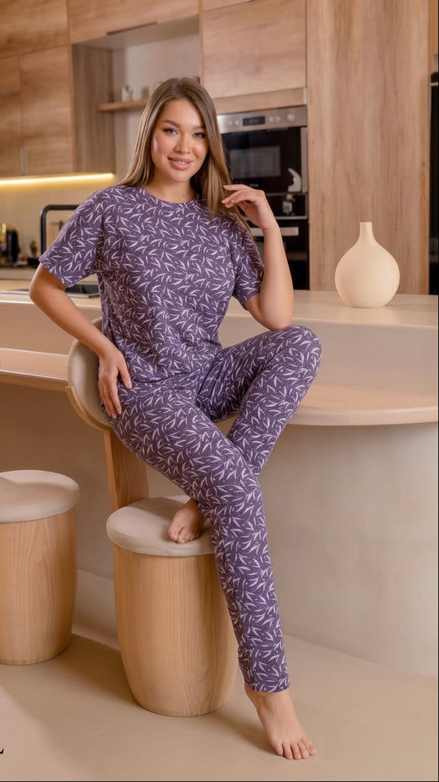 leaves Cotton pajama set