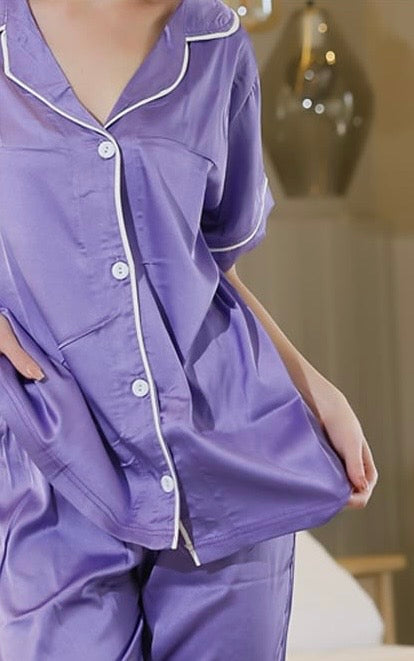 Lavender SATIN PAJAMA