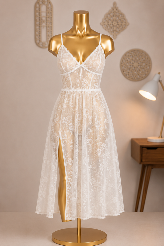 Ivory lace Nightshirt