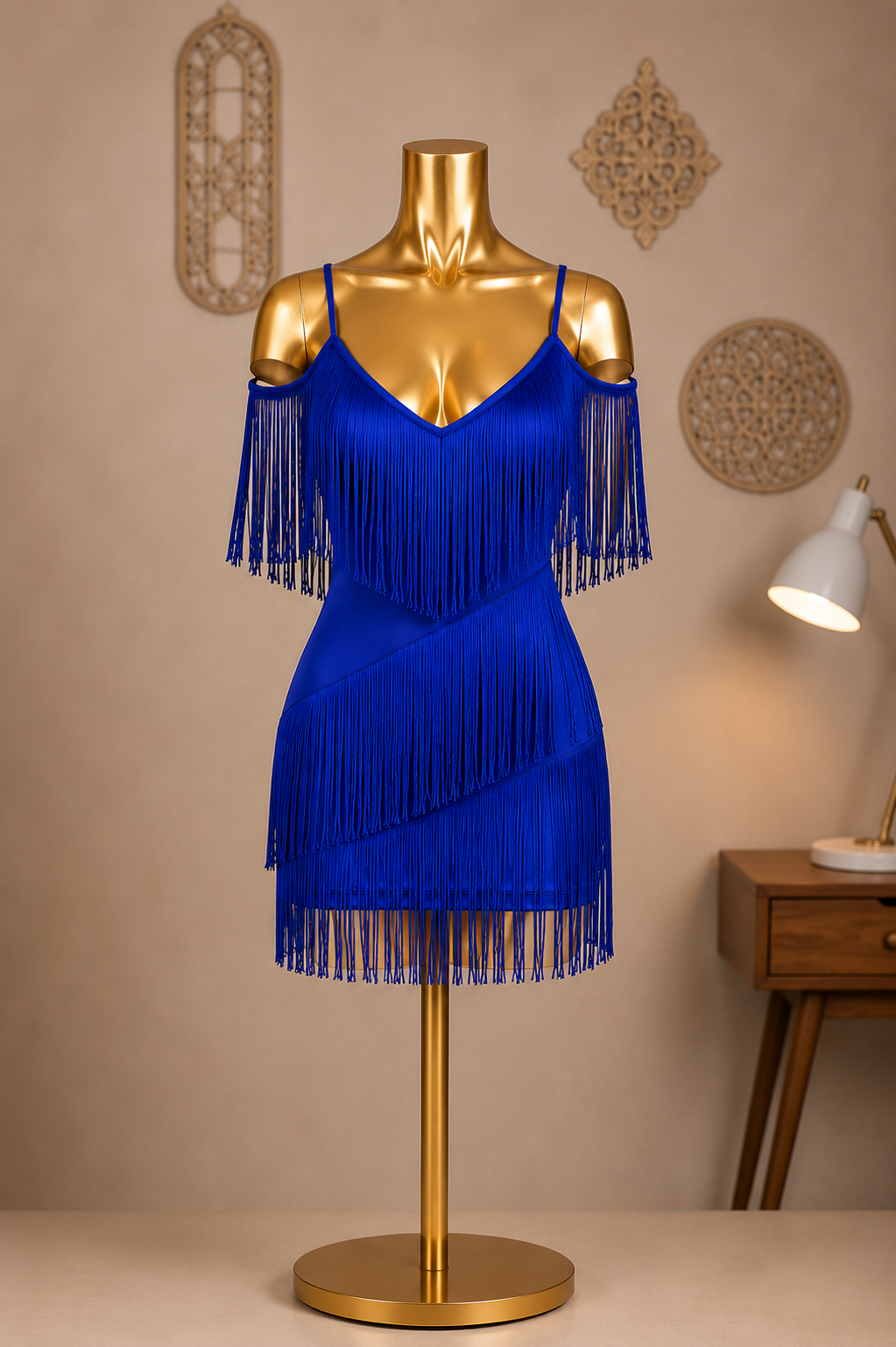 Bella night blue dress
