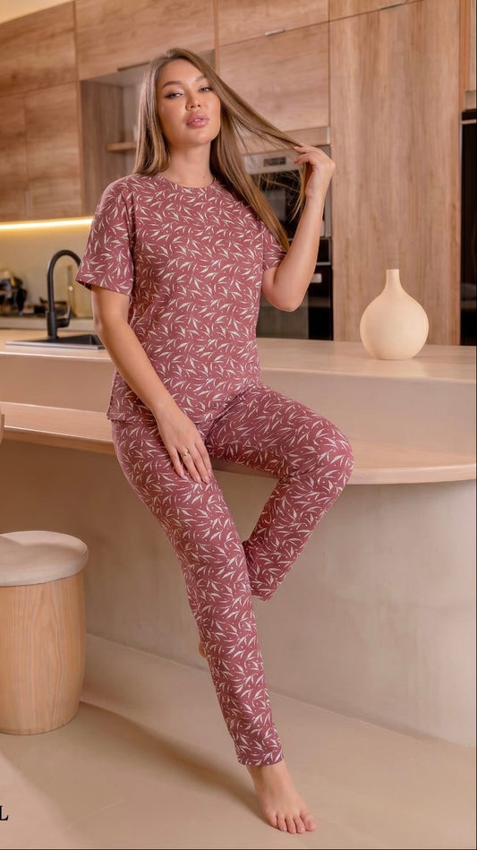 leaves Cotton pajama set