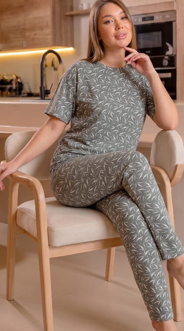 leaves Cotton pajama set